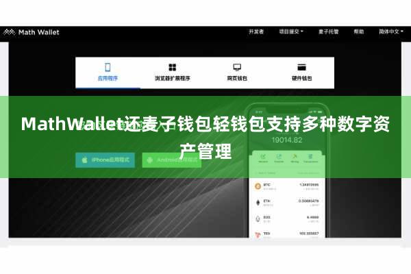 MathWallet还麦子钱包轻钱包支持多种数字资产管理
